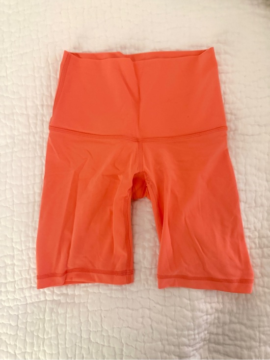 Pants - TNA neon orange Butter Cheeky Infinite High Rise Shorts 7" sz XS
